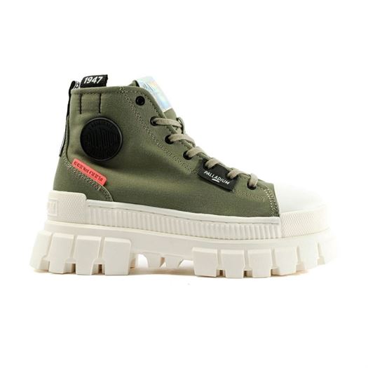 femme Palladium femme revolt hi tx vert