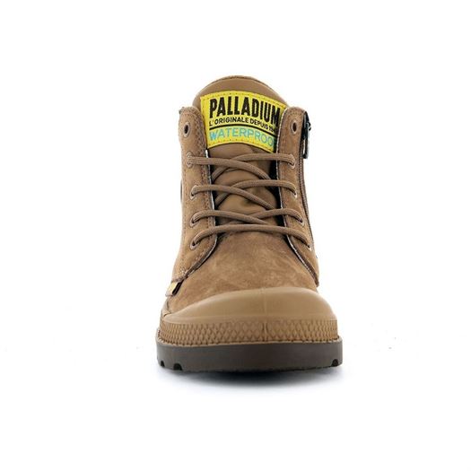 Palladium garcon pampa hi cuff wp  oz marron1862702_5 sur voshoes.com