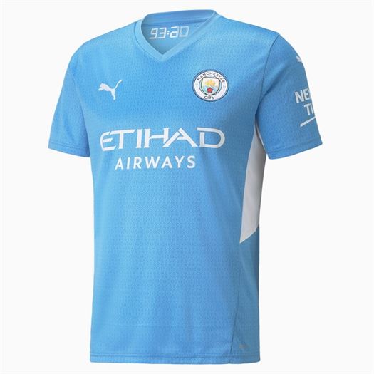 Puma homme mcfc home shirt blue bleu1863401_2 sur voshoes.com