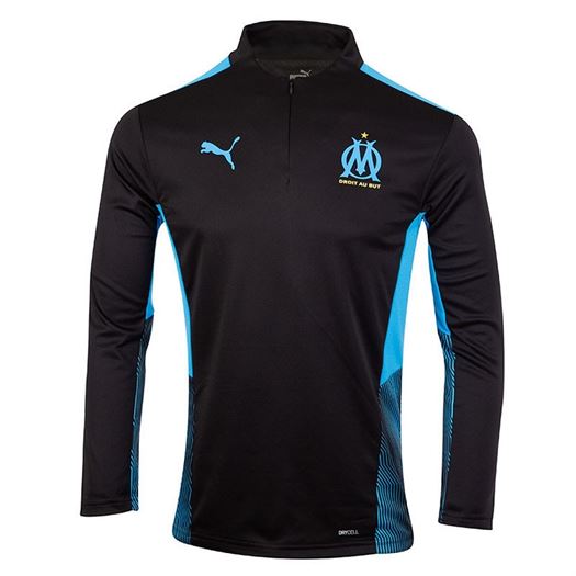 homme Puma homme om training 14 zip bleu