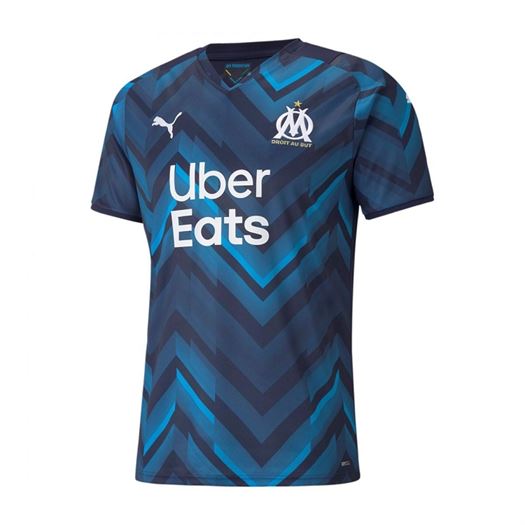 homme Puma homme om away shirt rep spo bleu