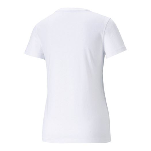 Puma femme ess metallic tee blanc1865502_2 sur voshoes.com