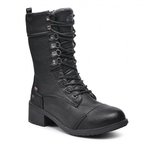 Mustang femme 1402 501 noir1871001_2 sur voshoes.com