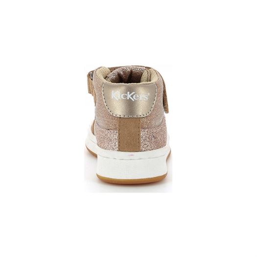 Kickers fille bilbon bb mid beige1873101_5 sur voshoes.com