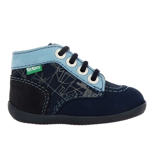 garcon Kickers garcon bonzip2 bleu