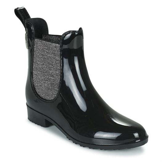 Les tropeziennes par m b femme boots pluie noir1877201_2 sur voshoes.com
