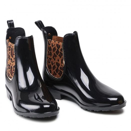 Les tropeziennes par m. b femme boots pluie noir1877202_3 sur voshoes.com
