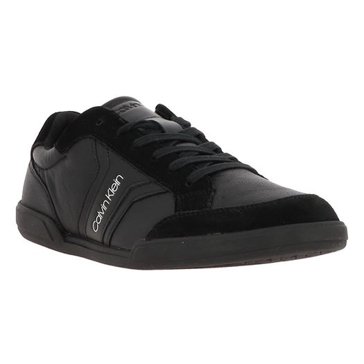 Calvin klein homme low top lace up lth noir1878601_2 sur voshoes.com