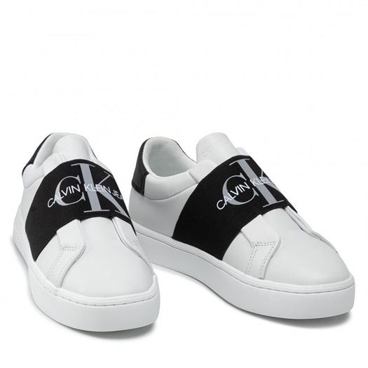 Calvin klein femme cupsole elastic blanc1880101_3 sur voshoes.com