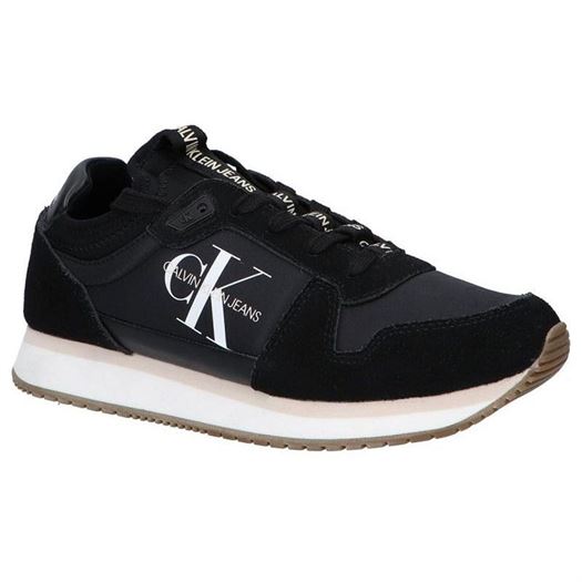 Calvin klein femme runner laceup sneake noir1880201_2 sur voshoes.com