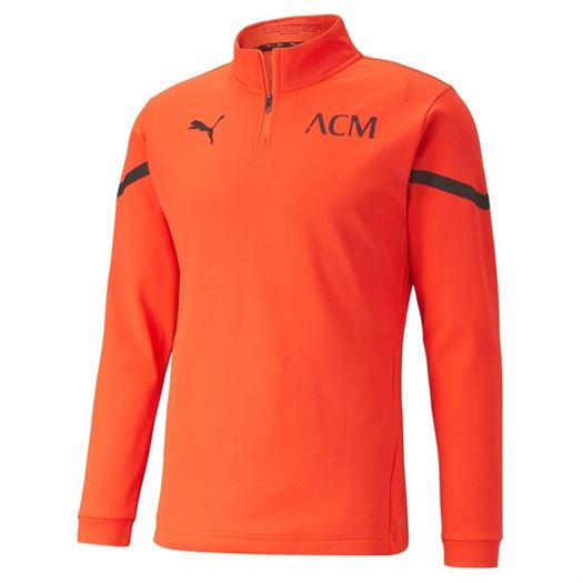 homme Puma homme acm prematch 14 zip. rouge