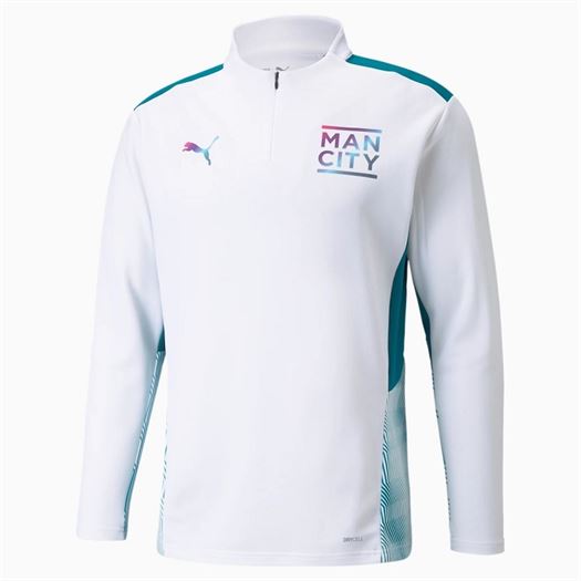 homme Puma homme mcfc trng 14 zip. blanc