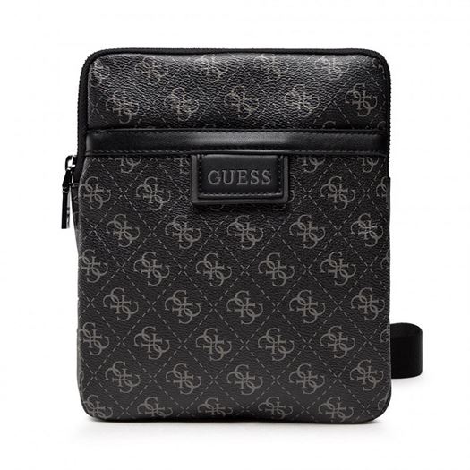 homme Guess homme vezzola crossbody flat noir