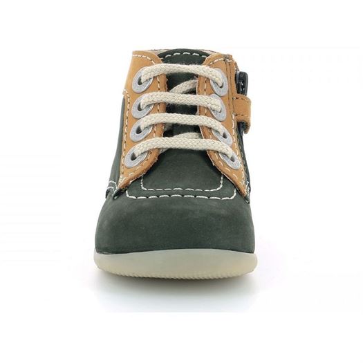 Kickers fille bonzip2 vert1910303_4 sur voshoes.com