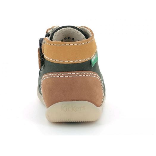 Kickers fille bonzip2 vert1910303_5 sur voshoes.com