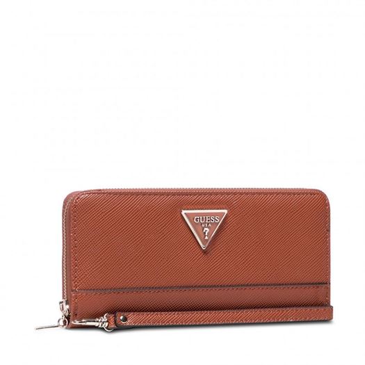 Guess femme noelle slg large zip arou marron1912102_2 sur voshoes.com