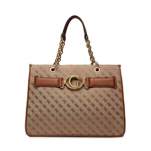 femme Guess femme aileen tote marron