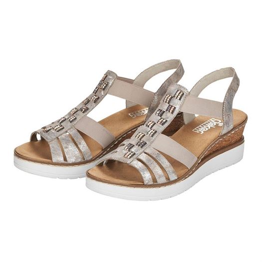 Rieker femme v3822 argent1928501_3 sur voshoes.com