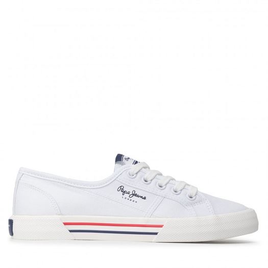 femme Pepe jeans femme brady w basic blanc