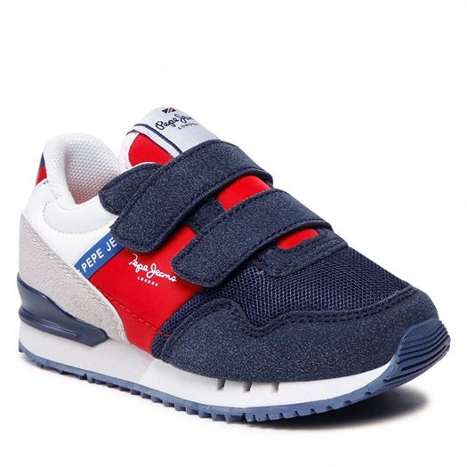 Pepe jeans garcon london one bk bleu1971301_2 sur voshoes.com