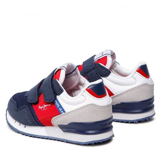 Pepe jeans garcon london one bk bleu1971301_4 sur voshoes.com