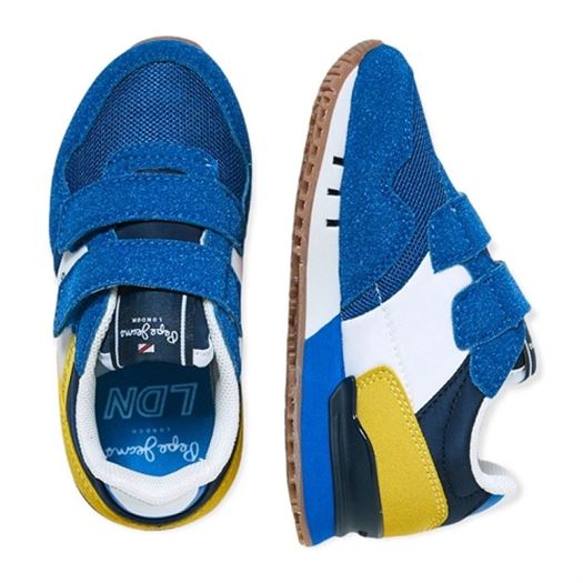 Pepe jeans garcon london one bk bleu1971302_4 sur voshoes.com