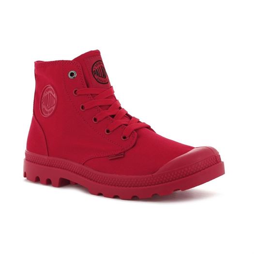 Palladium femme mono chrome rouge1972203_2 sur voshoes.com