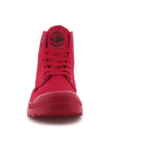 Palladium femme mono chrome rouge1972203_4 sur voshoes.com