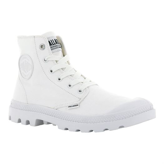 Palladium femme mono chrome blanc1972204_2 sur voshoes.com