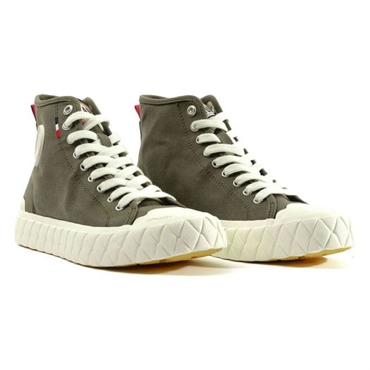 Palladium homme palla ace cvs mid vert1972611_3 sur voshoes.com