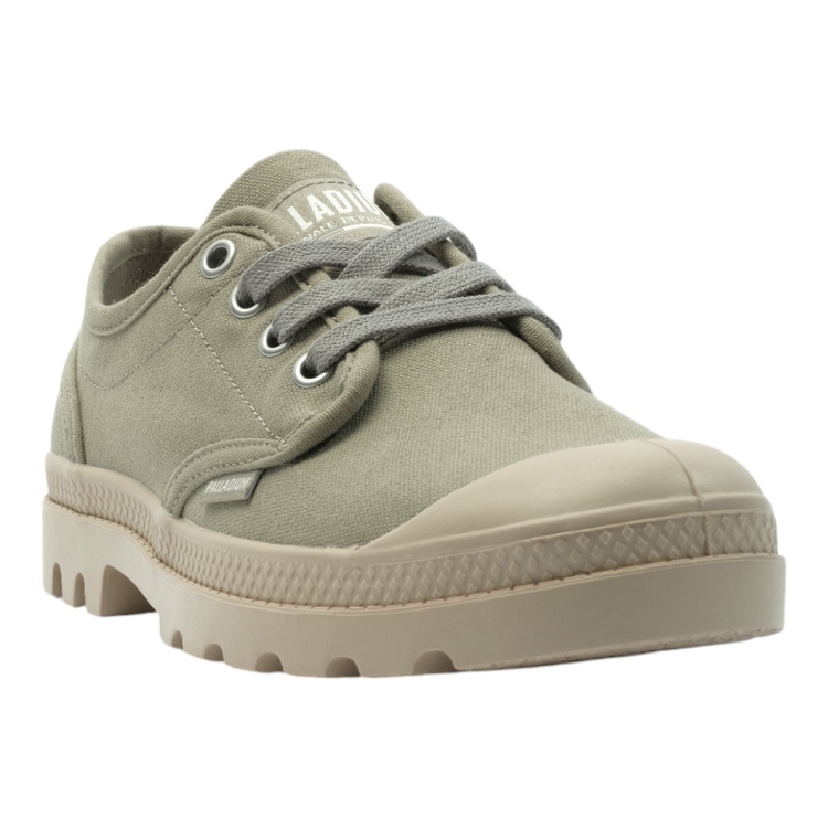 Palladium femme pampa oxford vert1973810_2 sur voshoes.com