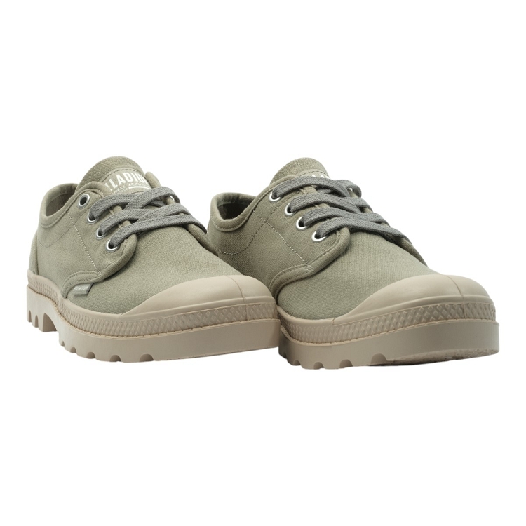 Palladium femme pampa oxford vert1973810_3 sur voshoes.com