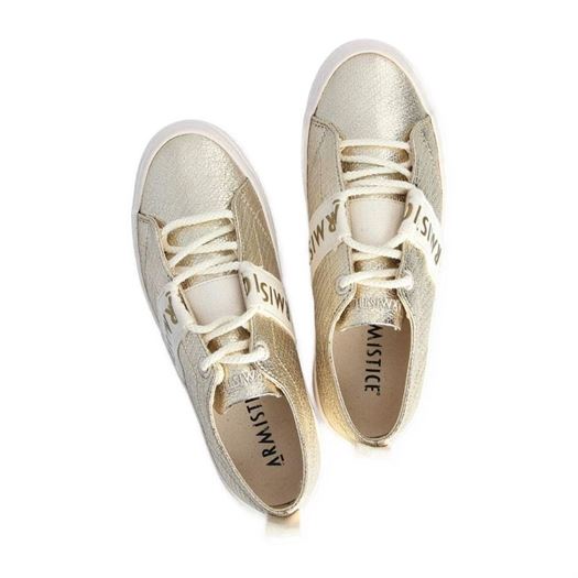 Armistice femme onyx tennis w straw or1975401_4 sur voshoes.com