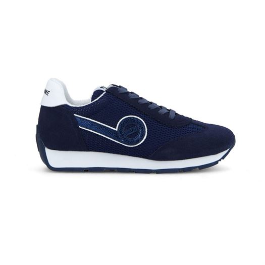 femme No name femme city run jogger suede tra bleu