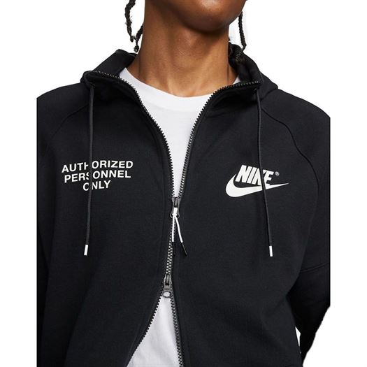 Nike Sportswear W NSW ESSNTL HOODY FZ FLC PLU - Sweat zippé -  black/white/noir - ZALANDO.BE