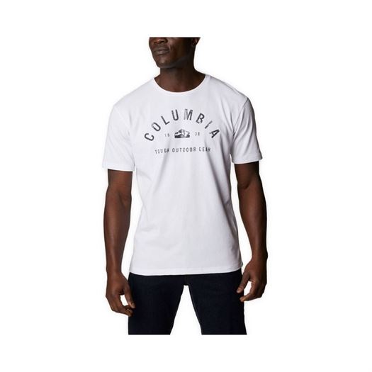 homme Columbia homme m graphic ss tee blanc blanc