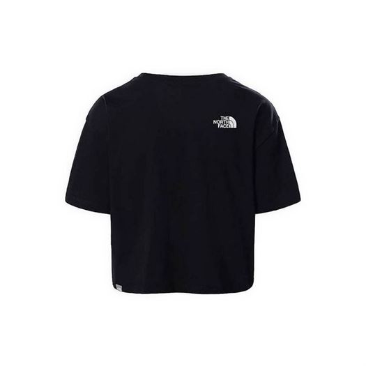 The north face femme w cropped easy tee noir1991601_3 sur voshoes.com