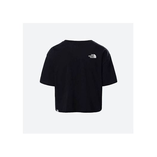 The north face femme w cropped easy tee noir1991601_4 sur voshoes.com