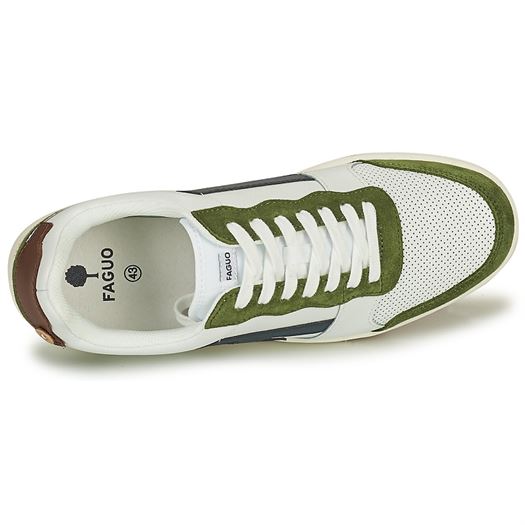 Faguo homme hazel leather suede blanc1998802_6 sur voshoes.com