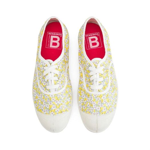 Bensimon femme tennis jaune1999901_4 sur voshoes.com