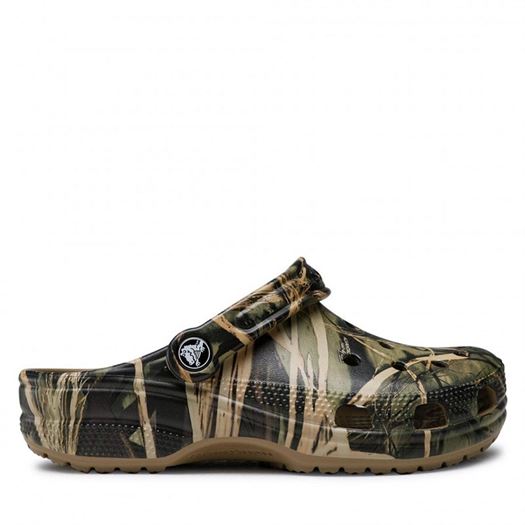 homme Crocs homme classic realtree vert