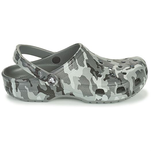 homme Crocs homme classic printed camo clog vert