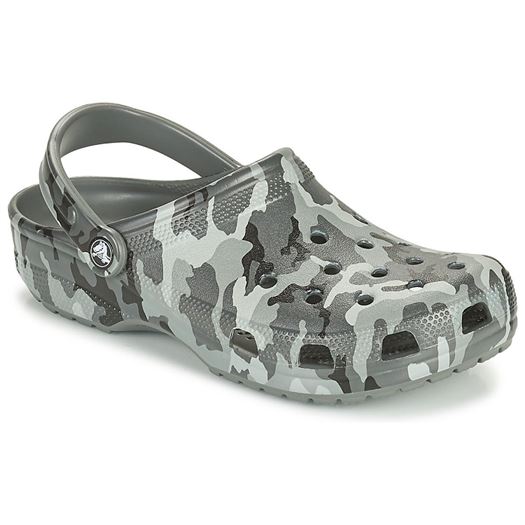 Crocs homme classic printed camo clog gris2002401_2 sur voshoes.com