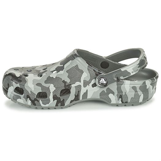 Crocs homme classic printed camo clog gris2002401_3 sur voshoes.com