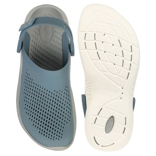 Crocs femme literide 360 clog bleu2002505_5 sur voshoes.com