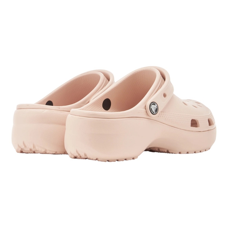 Crocs femme classic platform clog w rose2002602_4 sur voshoes.com
