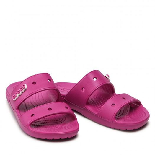 Crocs femme classic crocs sandal rose2002702_3 sur voshoes.com