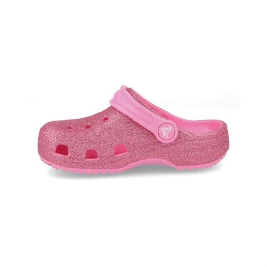 Crocs fille classic glitter clog t rose2002901_3 sur voshoes.com