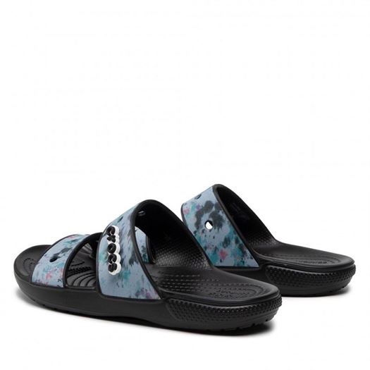 Crocs femme classic crocs tiedye grph bleu2003301_4 sur voshoes.com