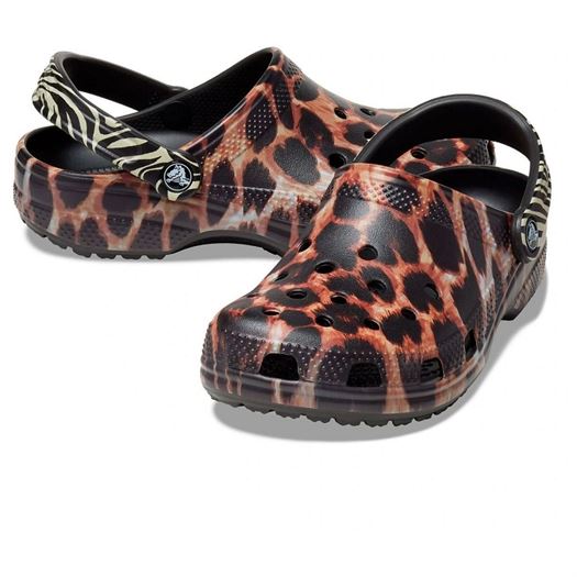 Crocs femme classic animal remix clog multicolore2003801_3 sur voshoes.com